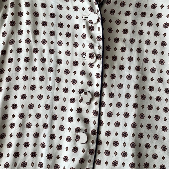 Jonathan Simkhai Button Front Printed Blouse - Picture 3 of 16